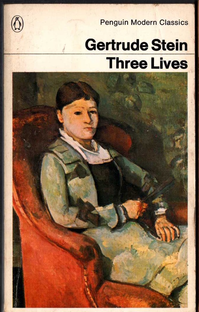 Gertrude Stein  THREE LIVES front book cover image