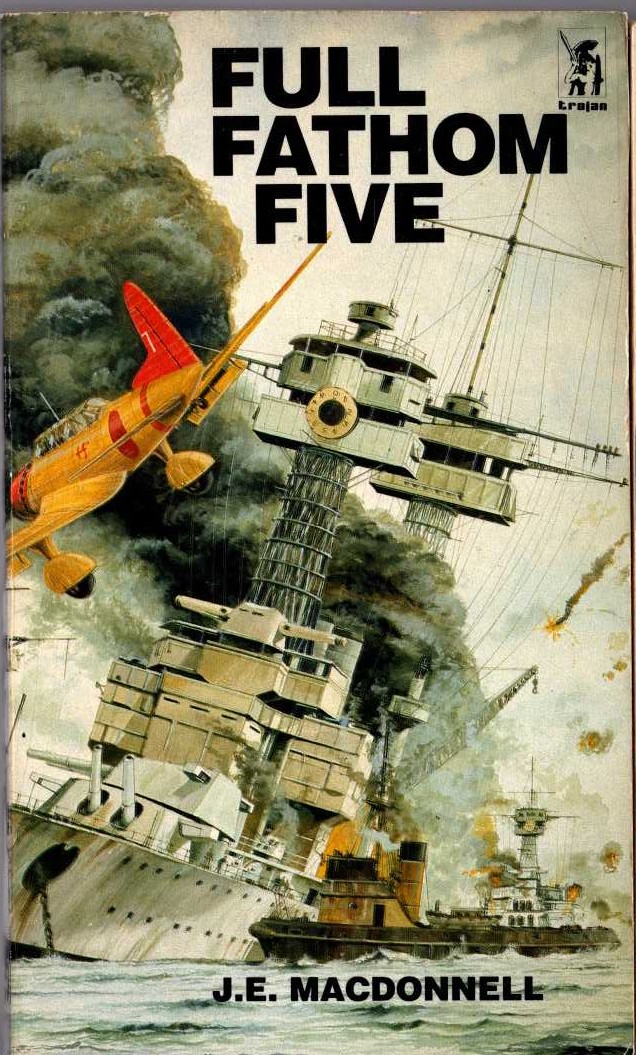 J.E. Macdonnell  FULL FATHOM FIVE front book cover image
