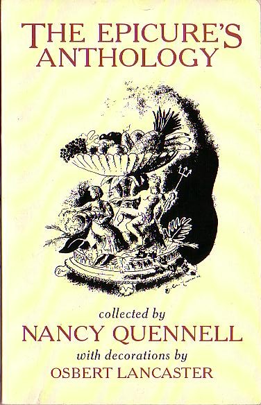 Nancy Quennell (Collects) THE EPICURE'S ANTHOLOGY front book cover image