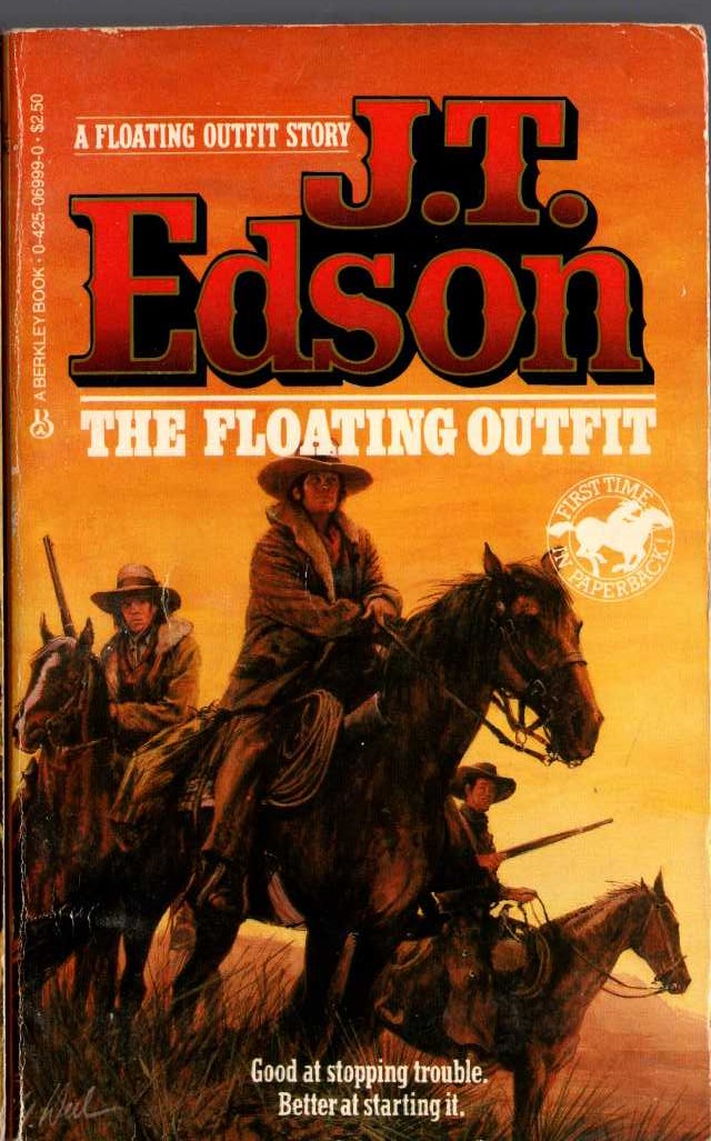 J.T. Edson  THE FLOATING OUTFIT front book cover image