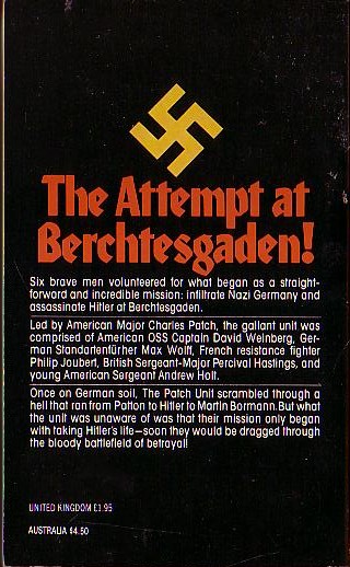 Norman G. Bailey  THE PATCH UNIT magnified rear book cover image