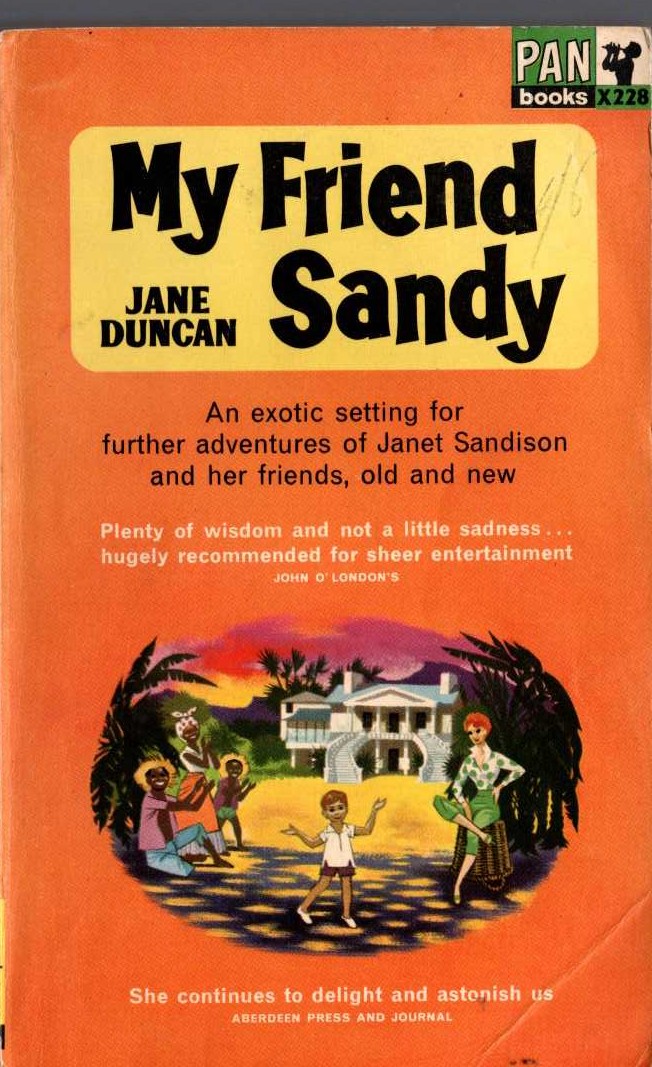 Jane Duncan  MY FRIEND SANDY front book cover image