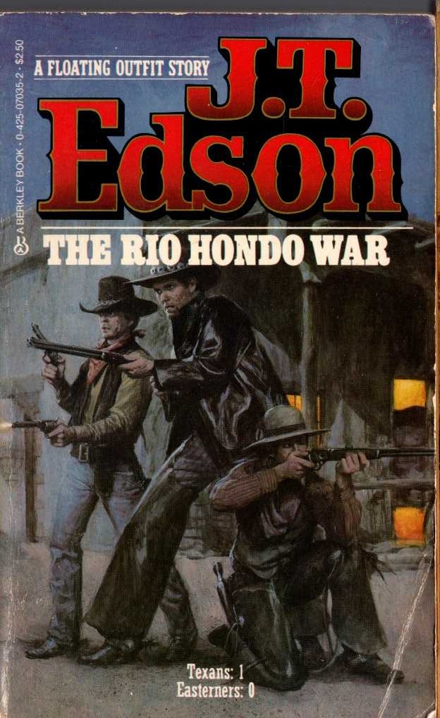 J.T. Edson  THE RIO HONDO WAR front book cover image
