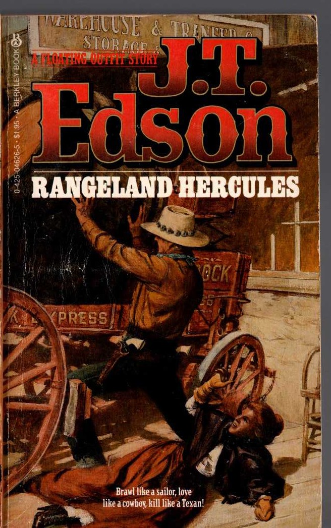 J.T. Edson  RANGELAND HERCULES front book cover image