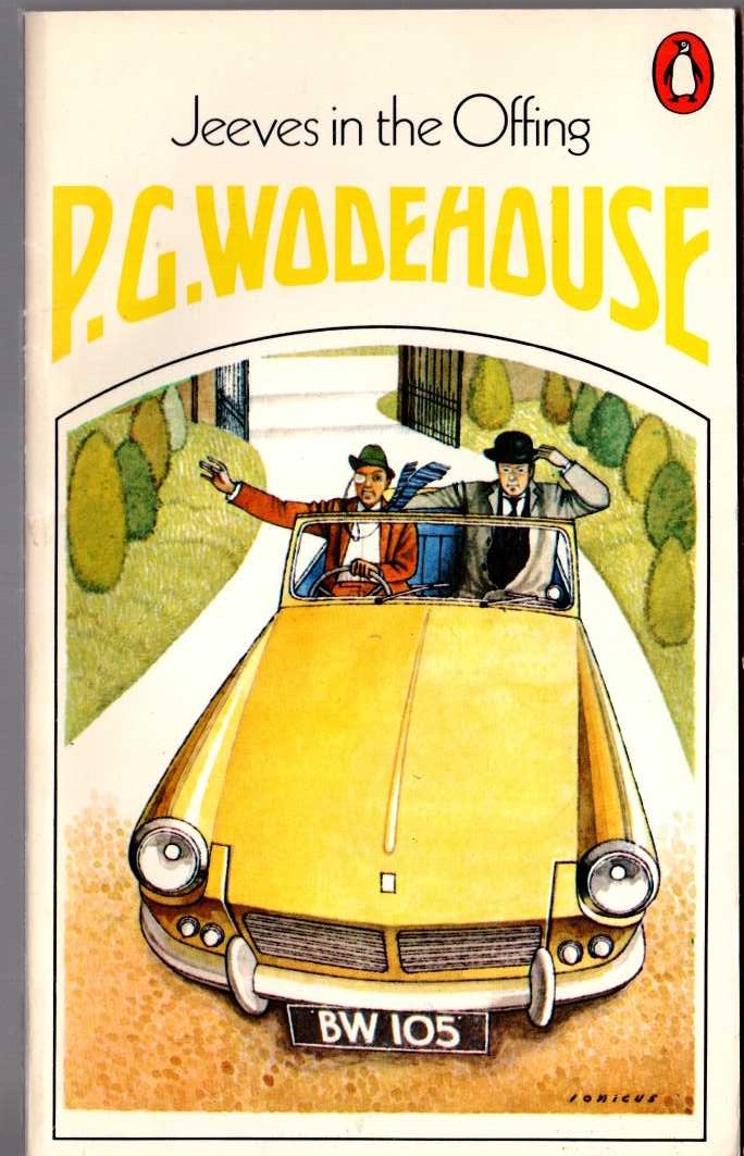 P.G. Wodehouse  JEEVES IN THE OFFING front book cover image