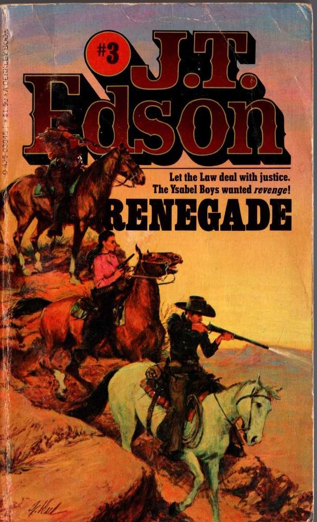 J.T. Edson  RENEGADE front book cover image