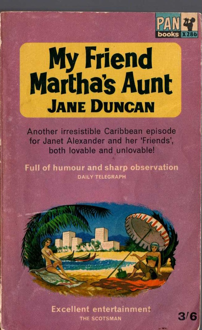 Jane Duncan  MY FRIEND MARTHA'S AUNT front book cover image