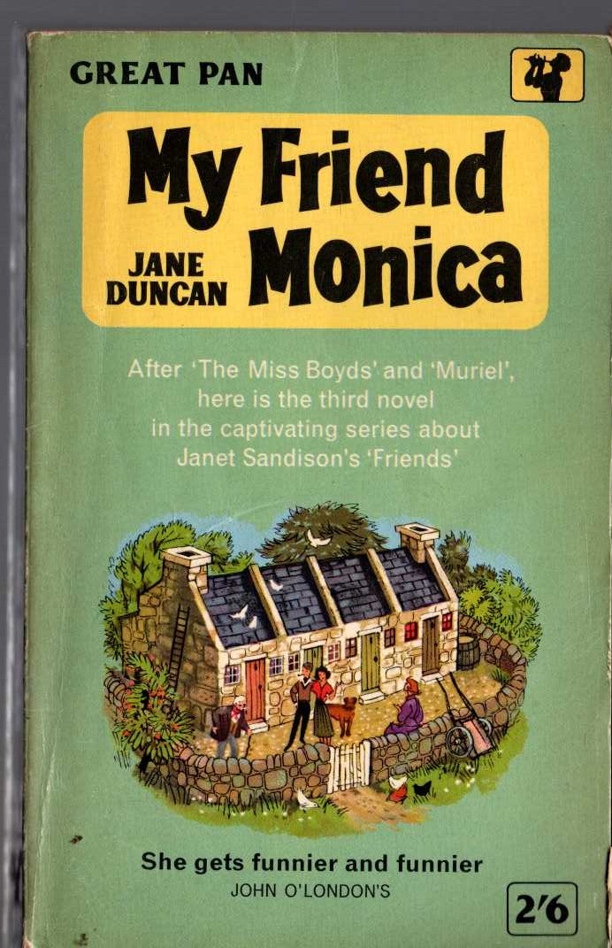 Jane Duncan  MY FRIEND MONICA front book cover image