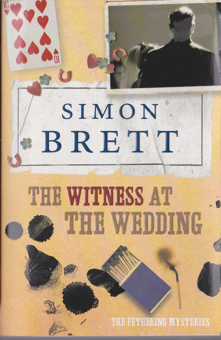 Simon Brett  THE WITNESS AT THE WEDDING front book cover image