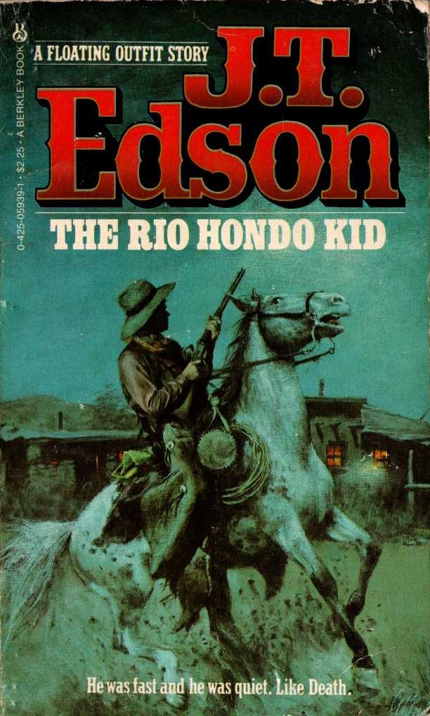 J.T. Edson  THE RIO HONDO KID front book cover image