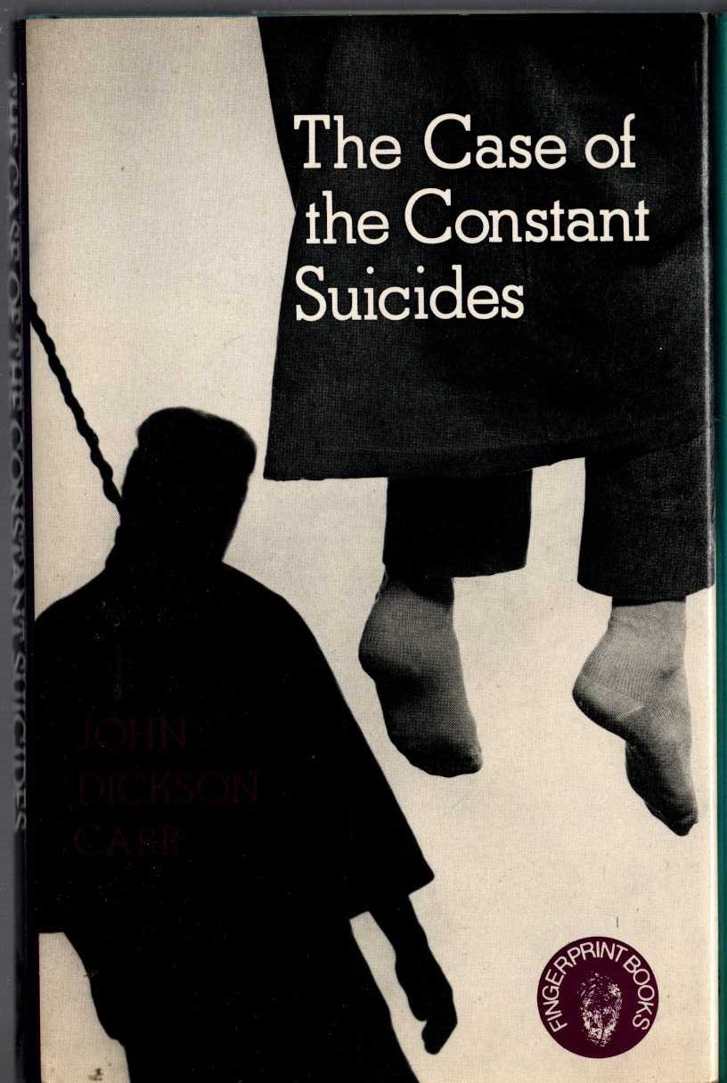 THE CASE OF THE CONSTANT SUICIDES front book cover image