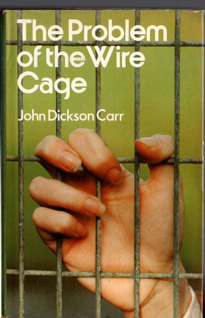 THE PROBLEM OF THE WIRE CAGE front book cover image