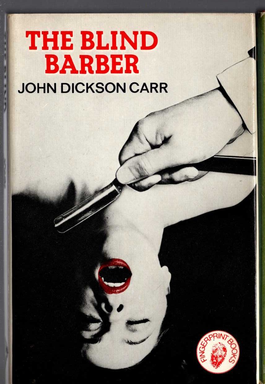 THE BLIND BARBER front book cover image