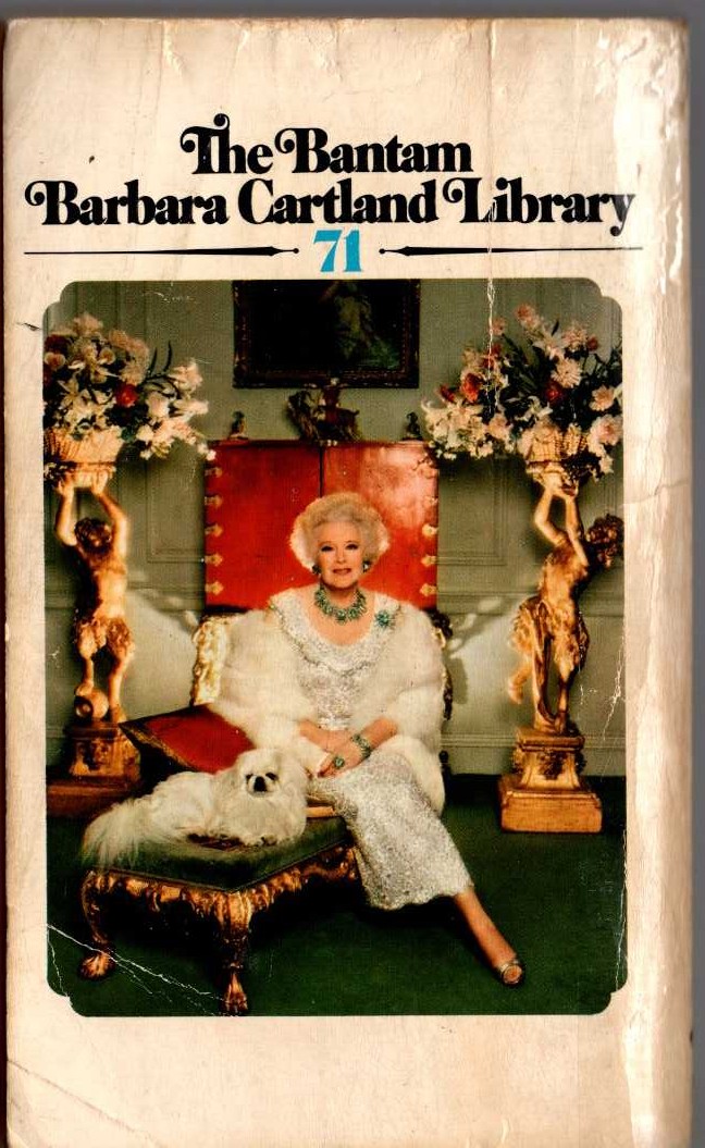 Barbara Cartland  THE TEMPTATION OF TORILLA magnified rear book cover image