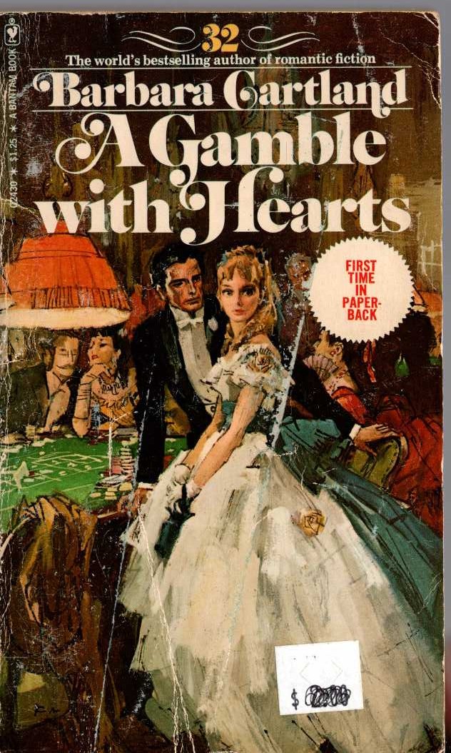 Barbara Cartland  A GAMBLE WITH HEARTS front book cover image