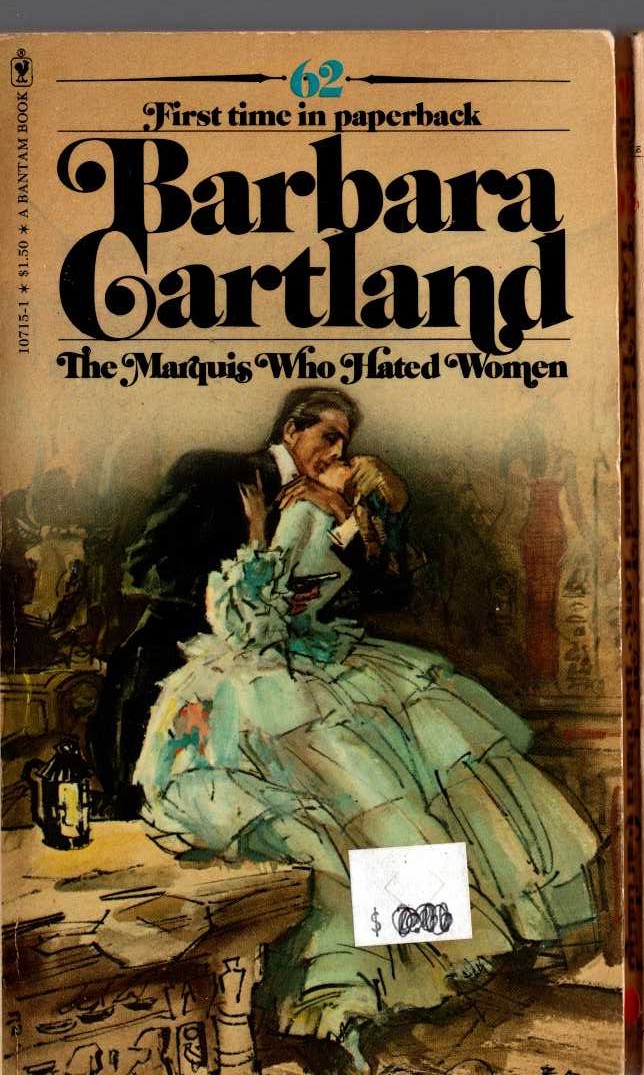 Barbara Cartland  THE MARQUIS WHO HATED WOMEN front book cover image