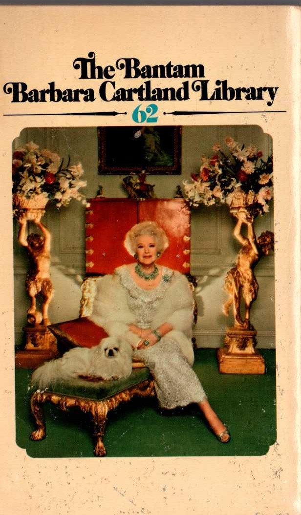 Barbara Cartland  THE MARQUIS WHO HATED WOMEN magnified rear book cover image