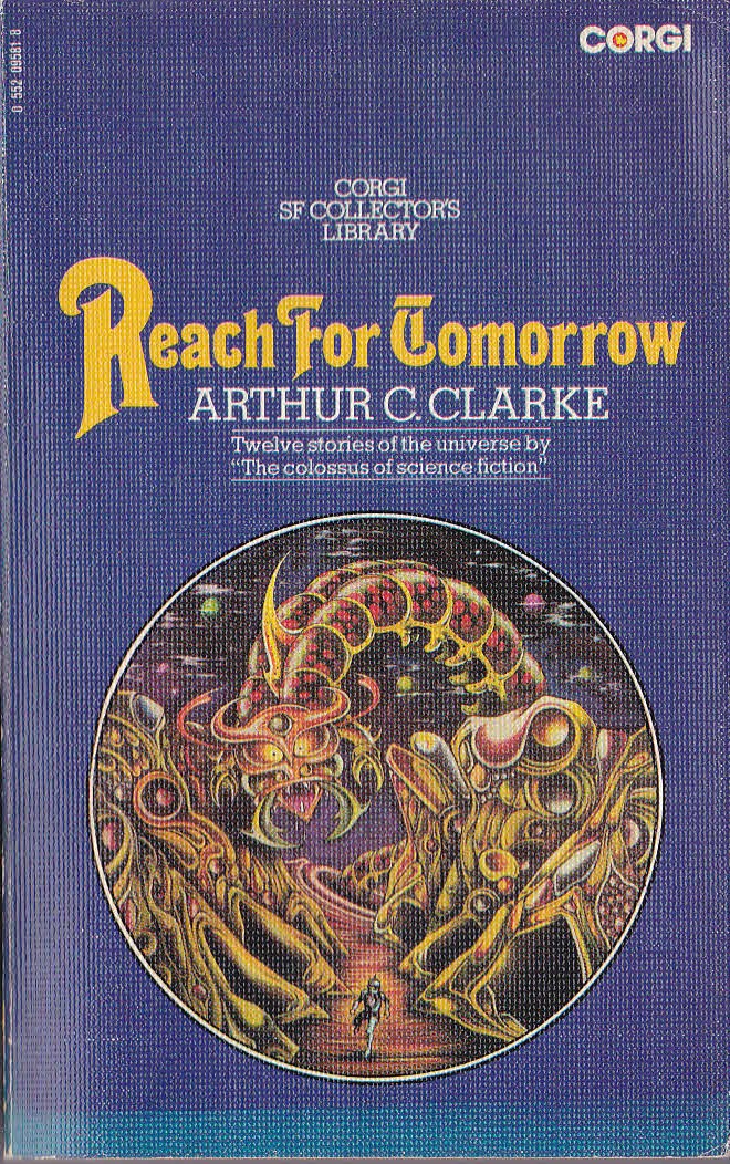 Arthur C. Clarke  REACH FOR TOMORROW front book cover image