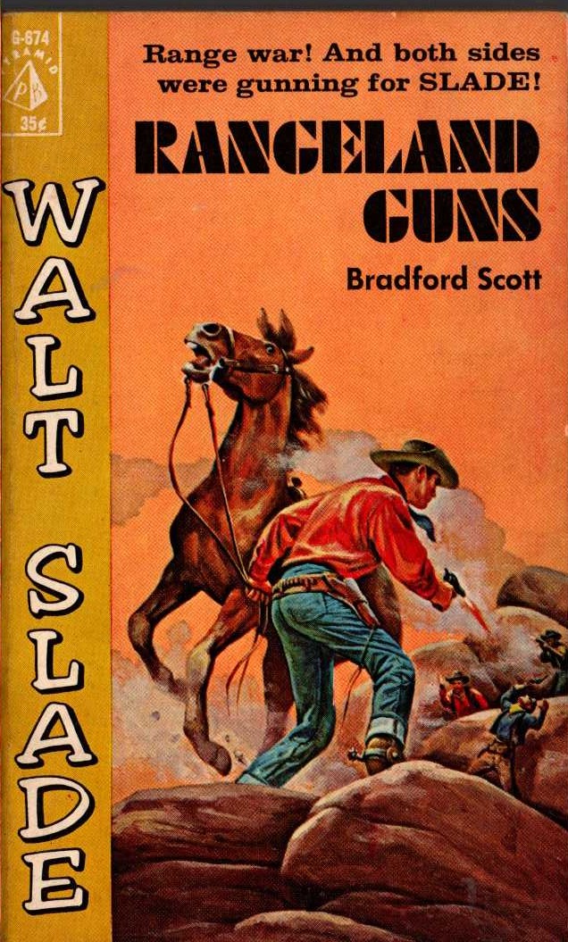 Bradford Scott  RANGELAND GUNS front book cover image