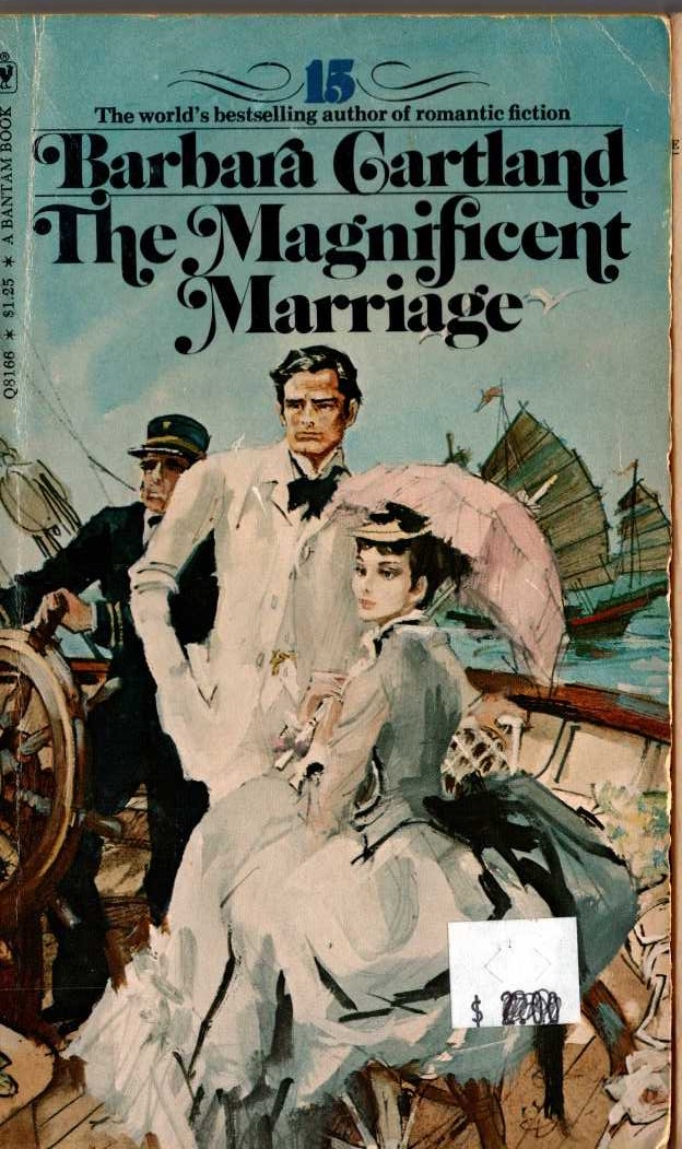 Barbara Cartland  THE MAGNIFICENT MARRIAGE front book cover image