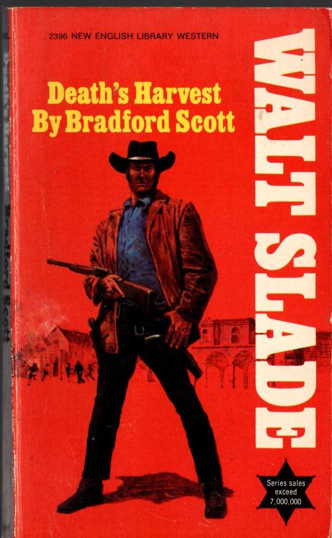 Bradford Scott  DEATH'S HARVEST front book cover image