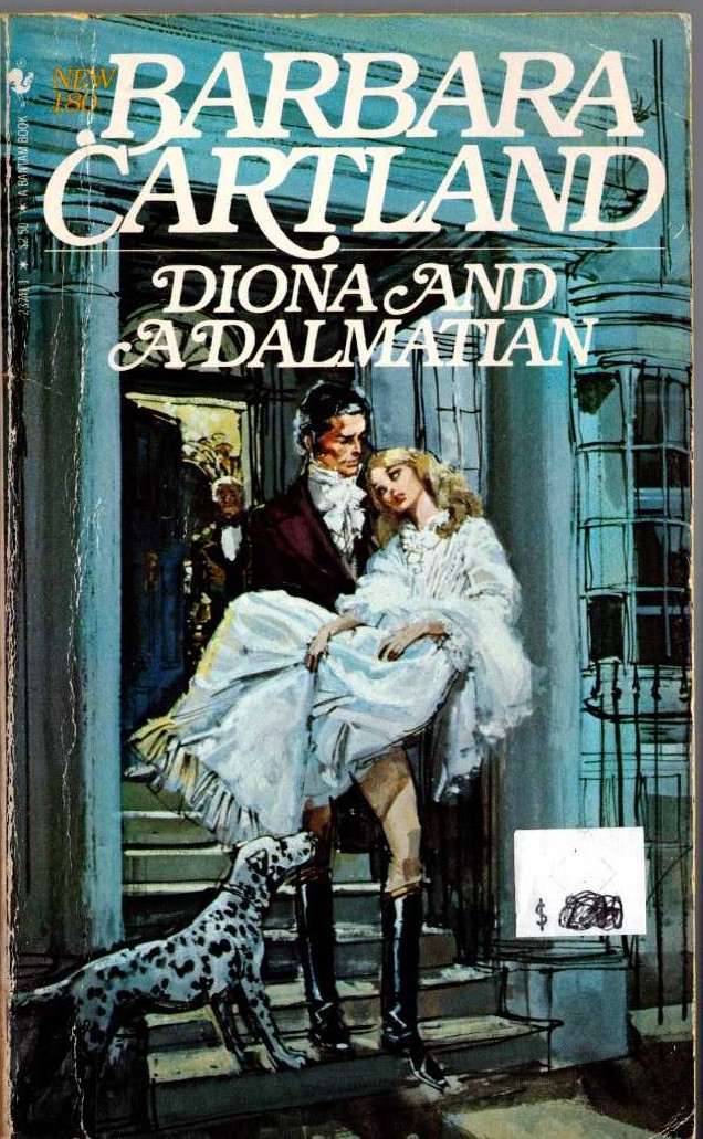 Barbara Cartland  DIONA AND A DALMATIAN front book cover image
