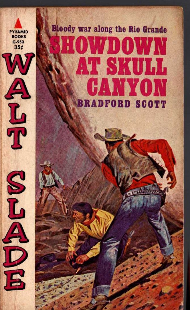 Bradford Scott  SHOWDOWN AT SKULL CANYON front book cover image