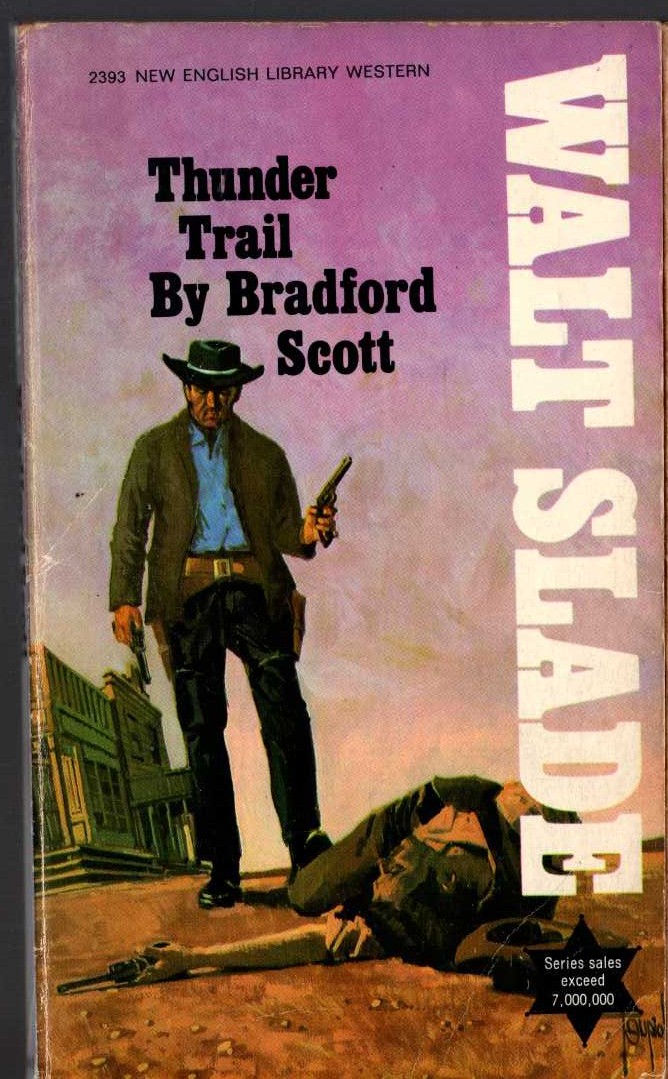 Bradford Scott  THUNDER TRAIL front book cover image