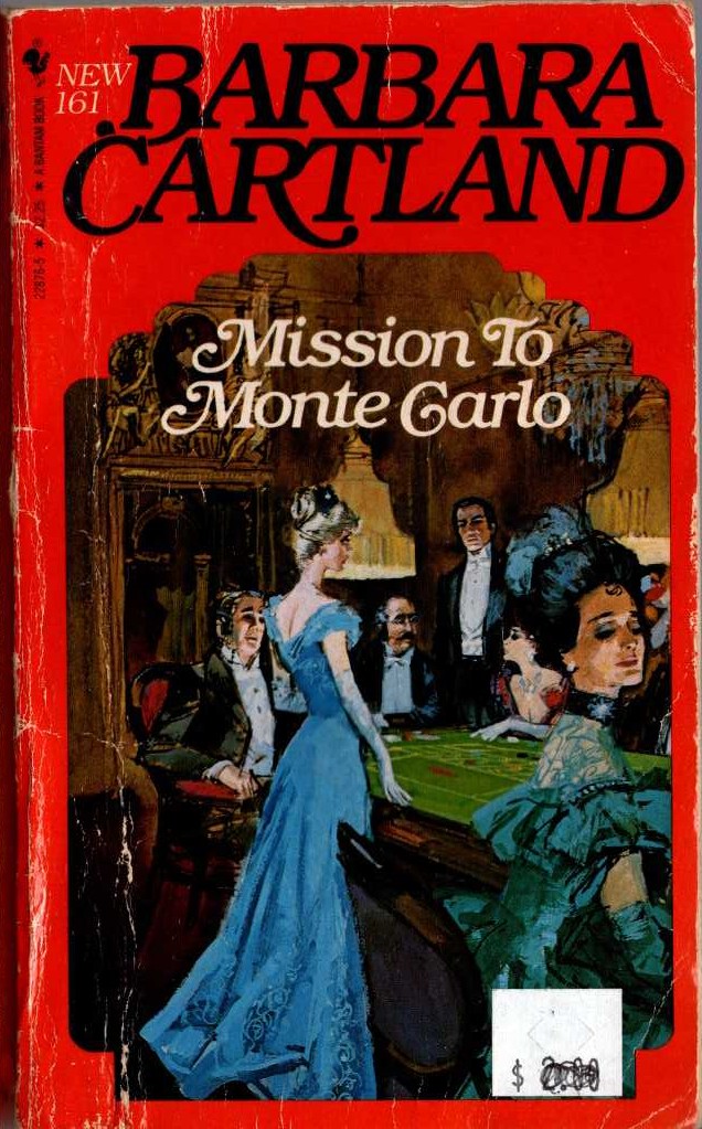 Barbara Cartland  MISSION TO MONTE CARLO front book cover image