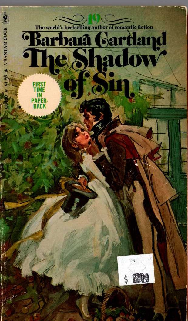 Barbara Cartland  THE SHADOW OF SIN front book cover image