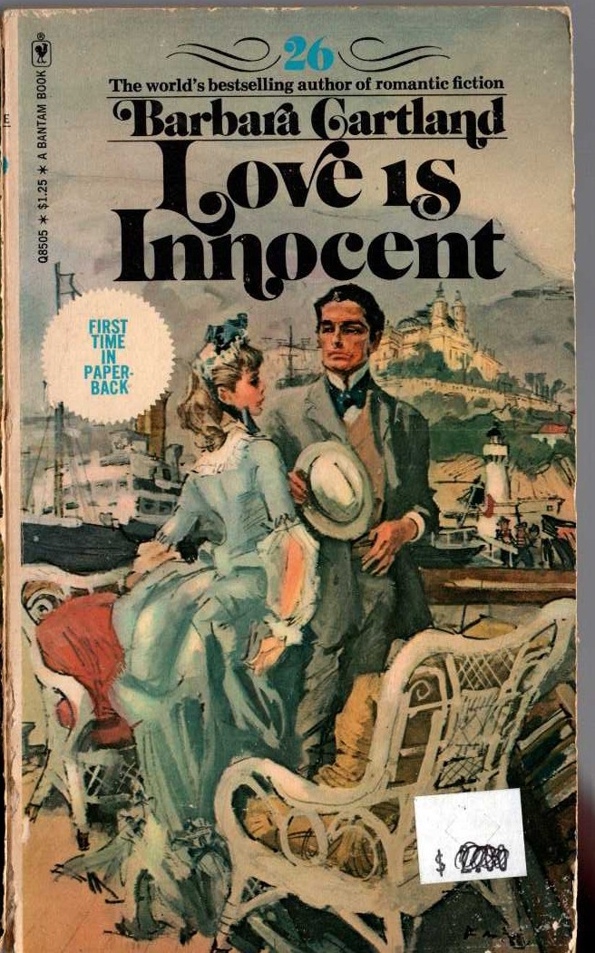 Barbara Cartland  LOVE IS INNOCENT front book cover image