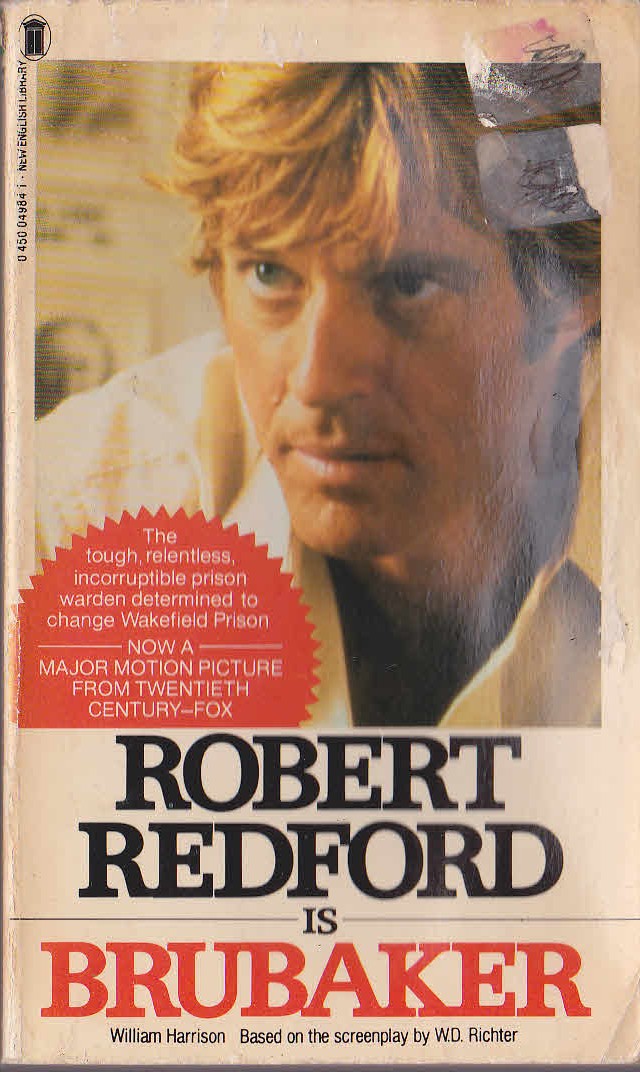 William Harrison  BRUBAKER (Robert Redford) front book cover image