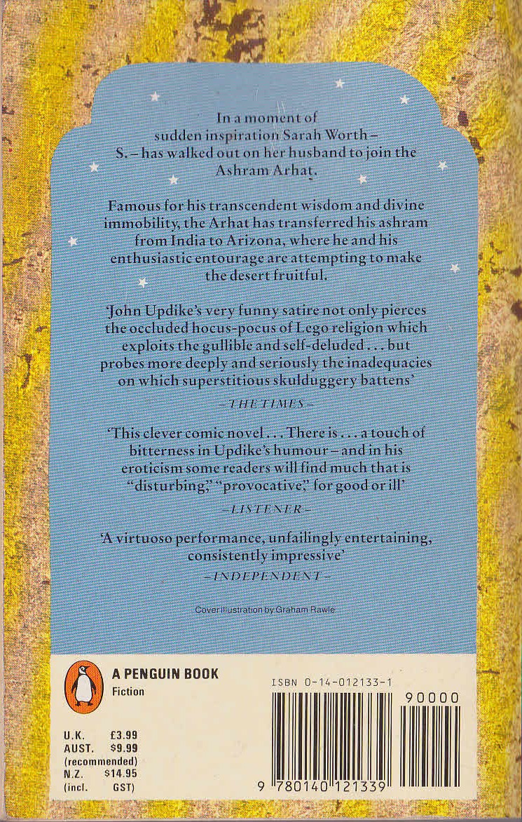 John Updike  S... magnified rear book cover image
