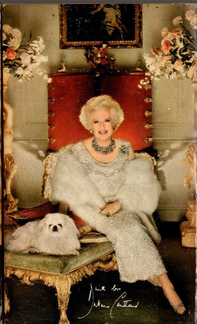 Barbara Cartland  A NIGHTINGALE SANG magnified rear book cover image