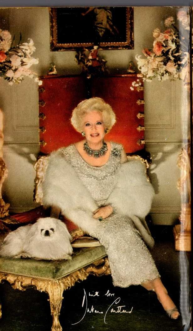 Barbara Cartland  LOVE CLIMBS IN magnified rear book cover image