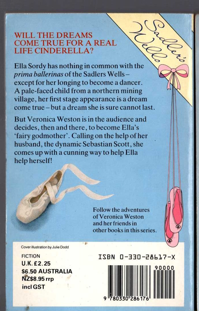 Lorna Hill  ELLA AT THE WELLS magnified rear book cover image