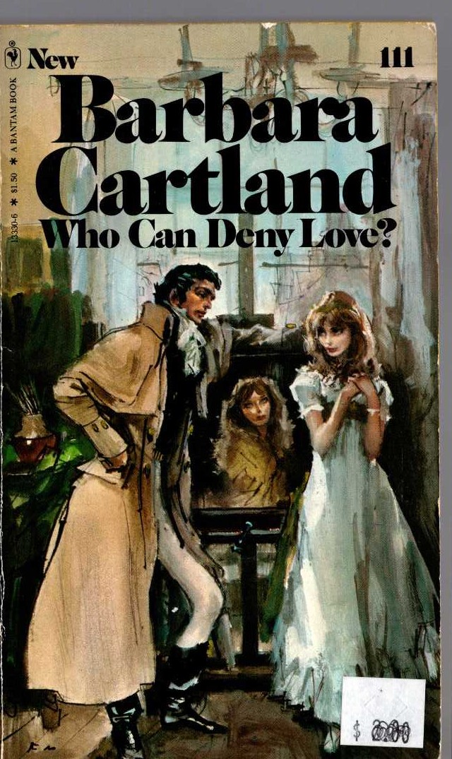 Barbara Cartland  WHO CAN DENY LOVE? front book cover image