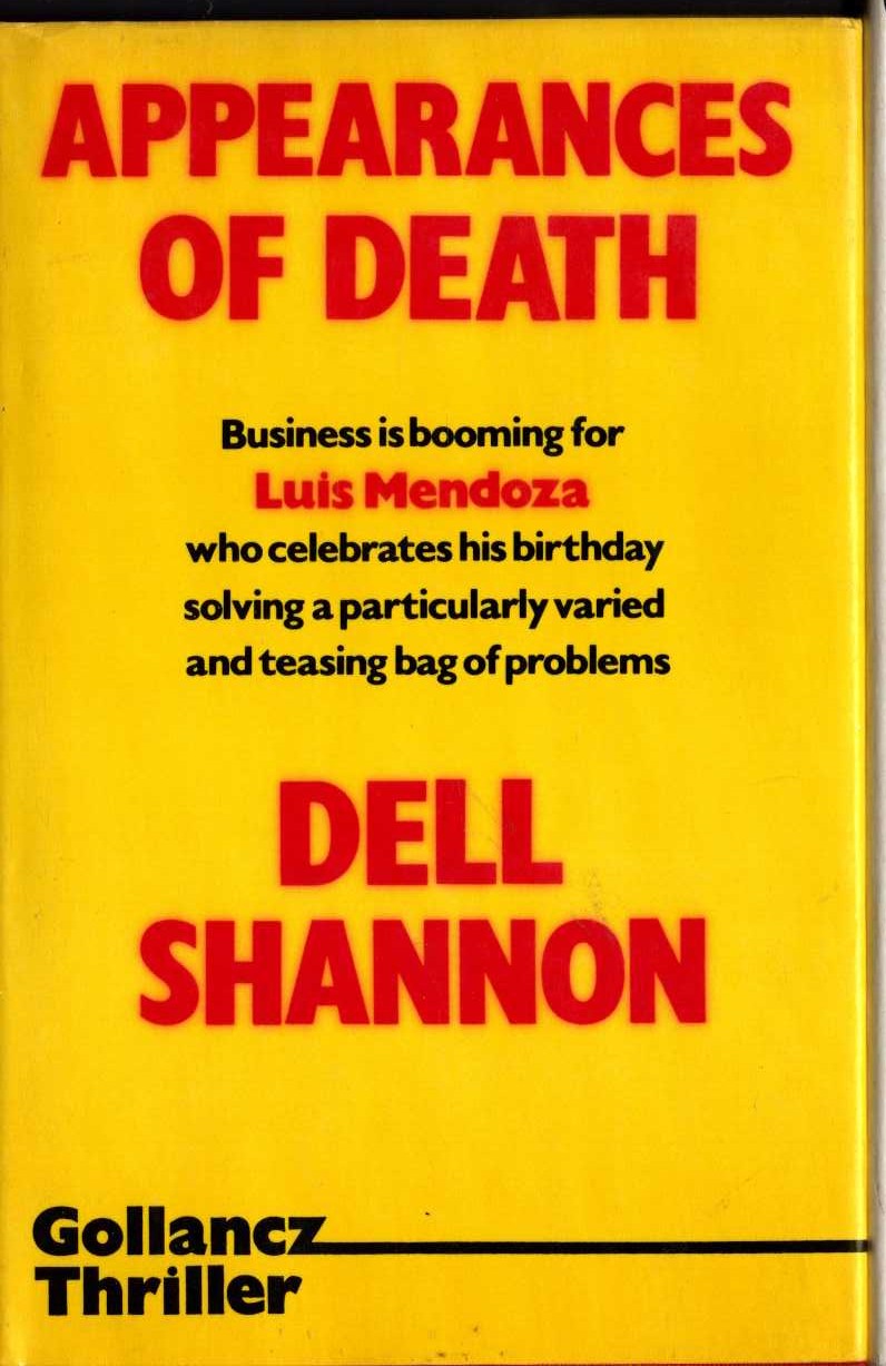 APPEARANCES OF DEATH front book cover image