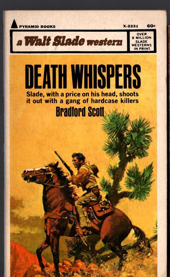 Bradford Scott  DEATH WHISPERS front book cover image