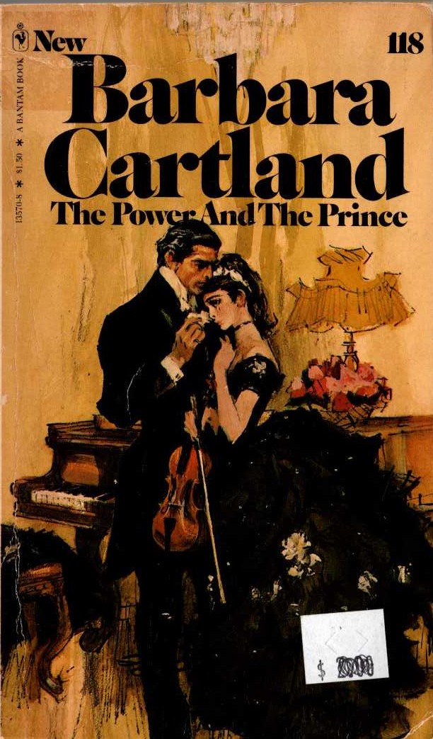 Barbara Cartland  THE POWER AND THE PRINCE front book cover image