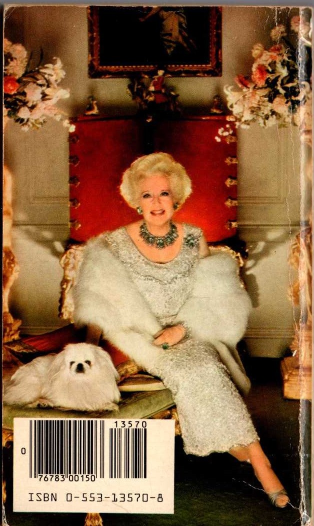 Barbara Cartland  THE POWER AND THE PRINCE magnified rear book cover image