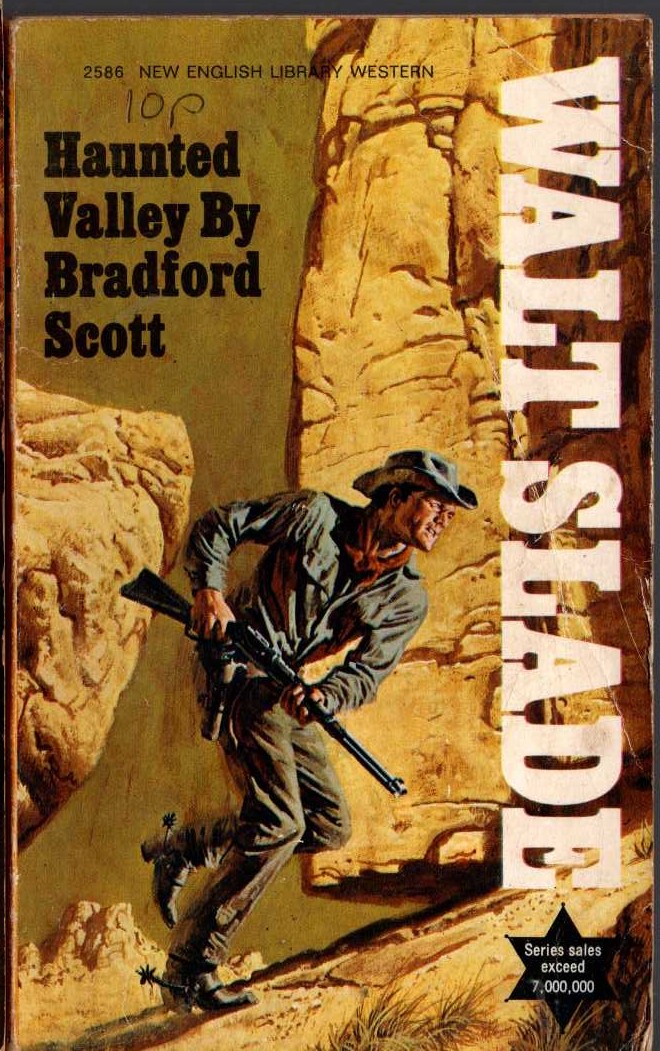 Bradford Scott  HAUNTED VALLEY front book cover image