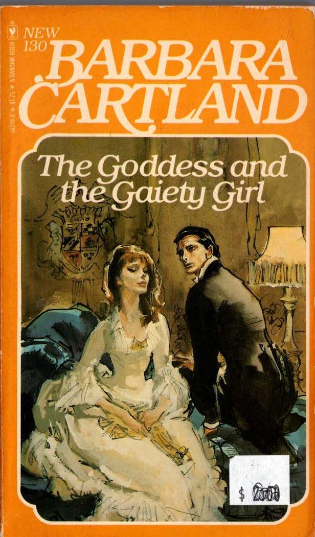 Barbara Cartland  THE GODDESS AND THE GAIETY GIRL front book cover image