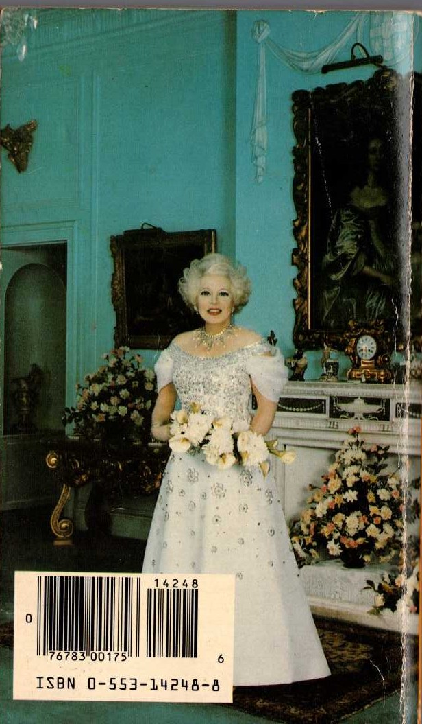 Barbara Cartland  THE GODDESS AND THE GAIETY GIRL magnified rear book cover image