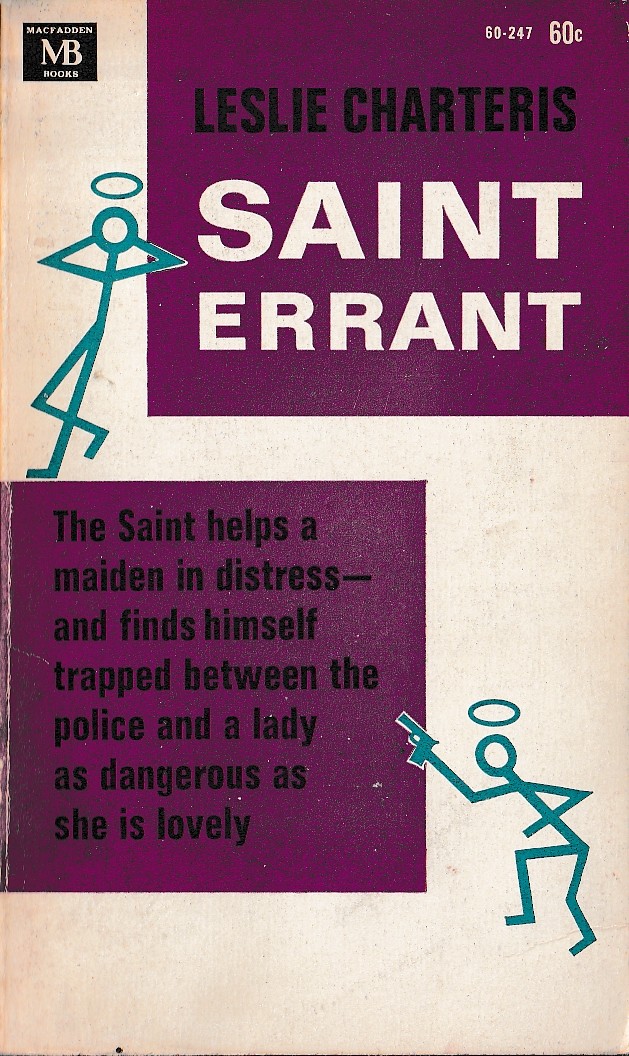 Leslie Charteris  SAINT ERRANT front book cover image