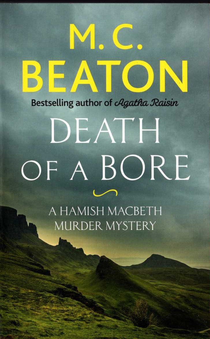 M.C. Beaton  HAMISH MACBETH. Death of a Bore front book cover image