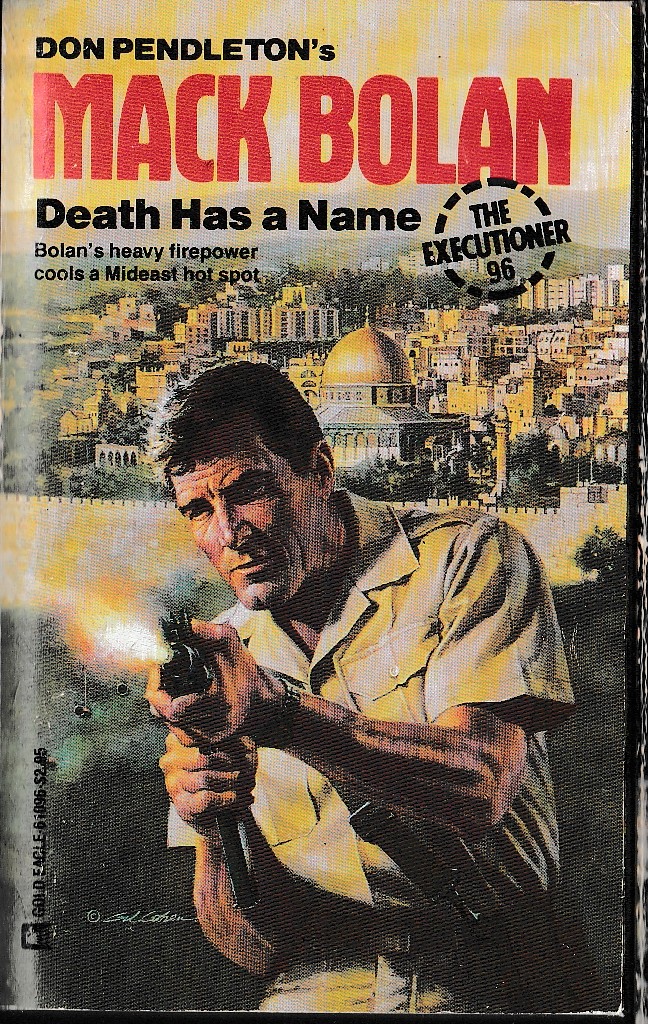 Don Pendleton  MACK BOLAN: DEATH HAS A NAME front book cover image
