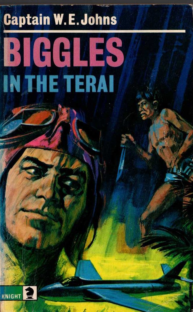 Captain W.E. Johns  BIGGLES IN THE TERAI front book cover image