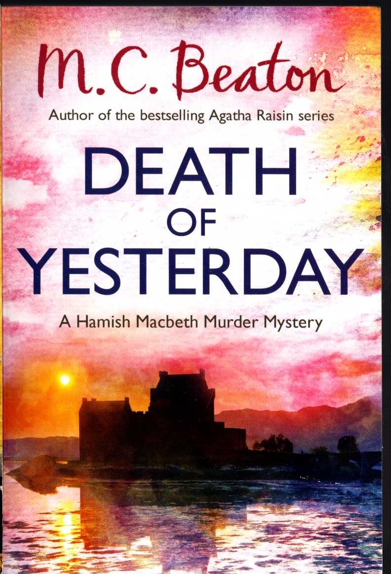 M.C. Beaton  HAMISH MACBETH. Death of Yesterday front book cover image