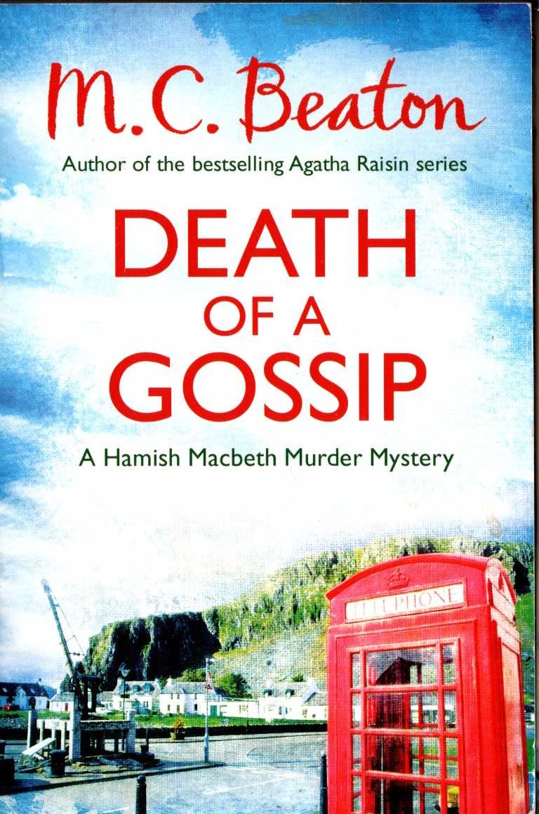 M.C. Beaton  HAMISH MACBETH. Death of a Gossip front book cover image